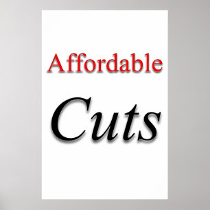 Salon Barbershop Posters Affordable Cuts!