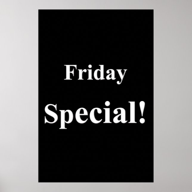 Salon Barbershop Posters Friday Special (Front)