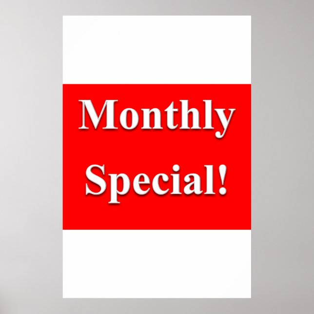 Salon Barbershop Posters Monthly Special (Front)