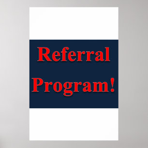 Salon Barbershop Posters Referral Program