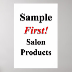 Salon Barbershop Posters Sample Sale Products