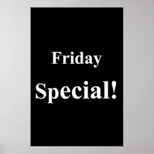 Salon Barbershop Posters Vendredi spécial