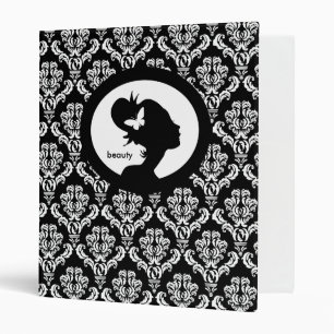 Salon Binder Appointment Book Woman's Silhouette