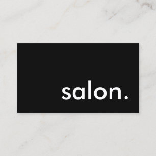 salon. business card