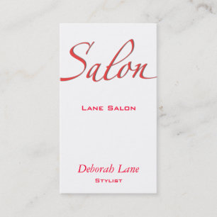 Salon Business Card