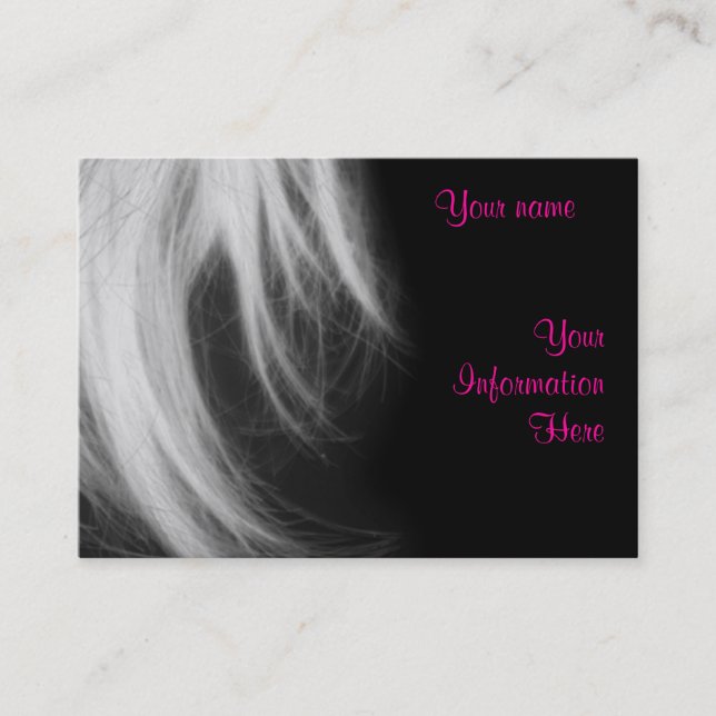 Salon business profile card template (Front)