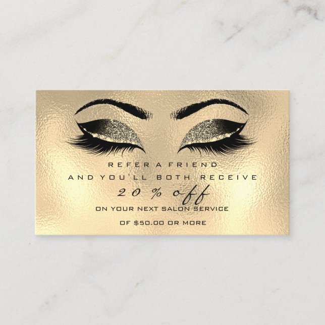 Salon Carte de référence Maquillage Artiste de cir (Devant)
