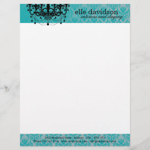 Salon Chandelier Letterhead