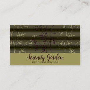 Salon de bambou ou Carte de visite Spa