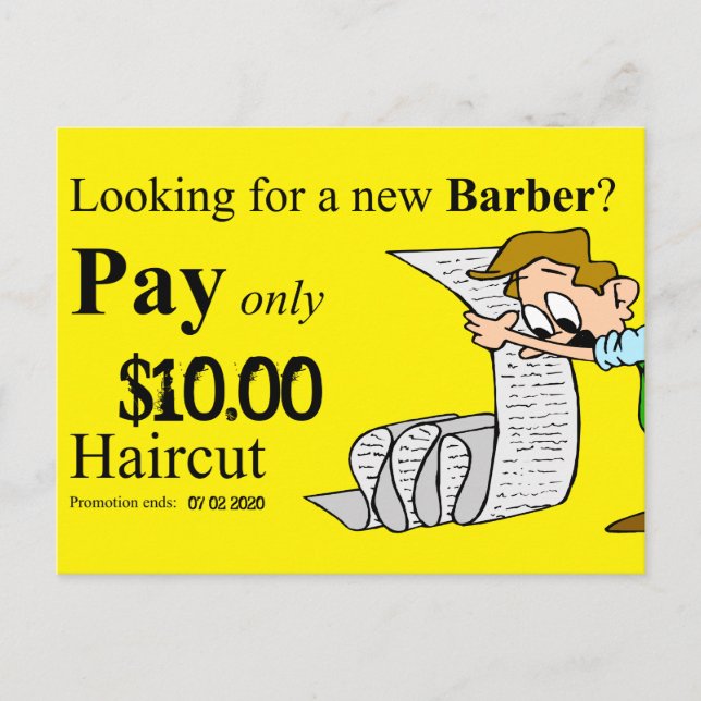 Salon De Beauté, Barbier, Salon De Nail, Cartes Po (Devant)