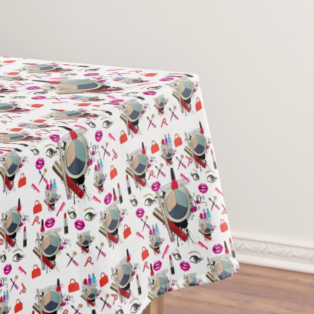 Salon de beauté de maquillage oculaire de nappes