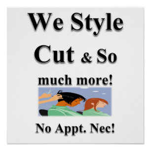 Salon de beauté, Salon de ongles, affiches de salo