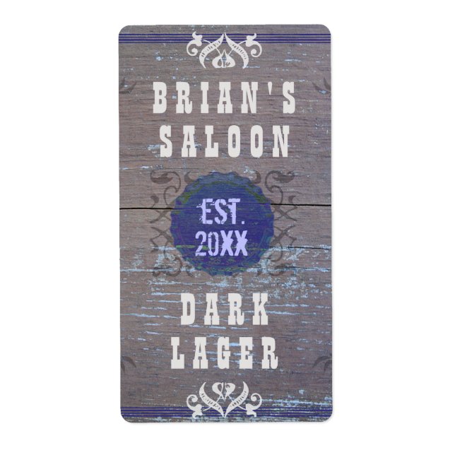 Salon de bière maison personnalisable (Devant)