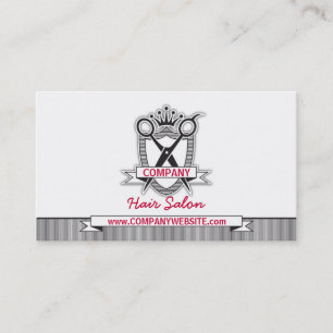 Salon de cheveux professionnel Carte de visite mod