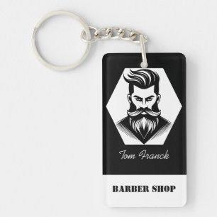 Salon de coiffeur professionnel noir et blanc