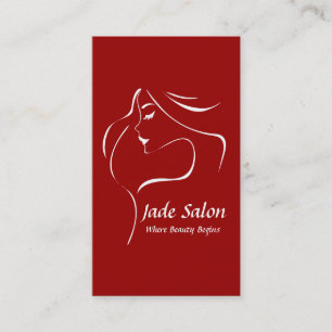 Salon de coiffure de modèle de carte de visite