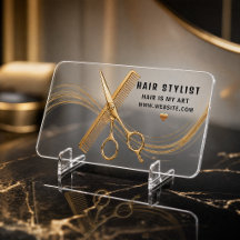 Salon de coiffure en acrylique clair de luxe | Cis