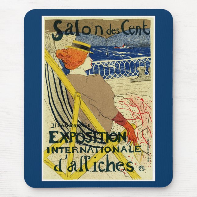 Salon des Cent ~ Exposition Internationale Mouse Pad (Front)