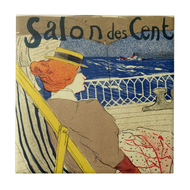 Salon des Cent ~ Exposition Internationale Tile (Front)