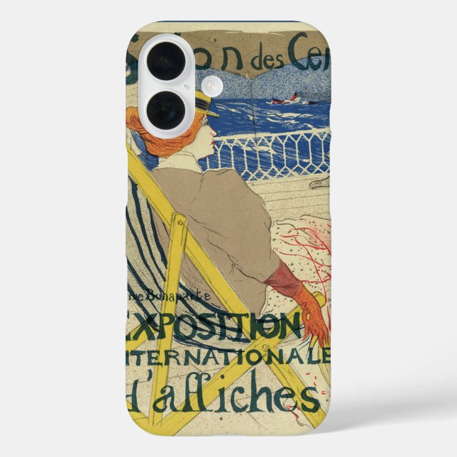 Salon des Cents by Toulouse Lautrec, Art Nouveau Case-Mate iPhone Case (Back)