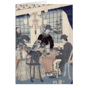 Salon d'une maison des négociants étrangers à