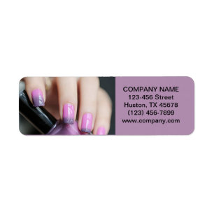 salon élégant de manucure à ongles