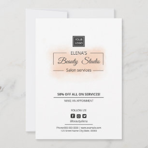 Salon et Spa Tarifs Modèle