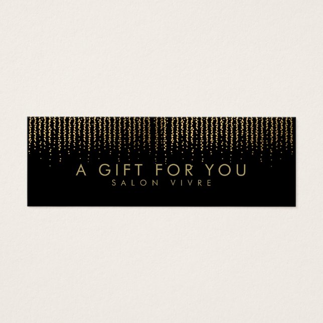 Salon Gift Card Minimalist Modern (Front)
