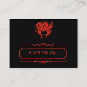 Salon Gift Certificate (Firebrick)