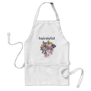Salon Hair Stylist PInk Blooming Goddess Standard Apron