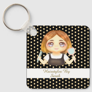 Salon Hairstylist Keychain