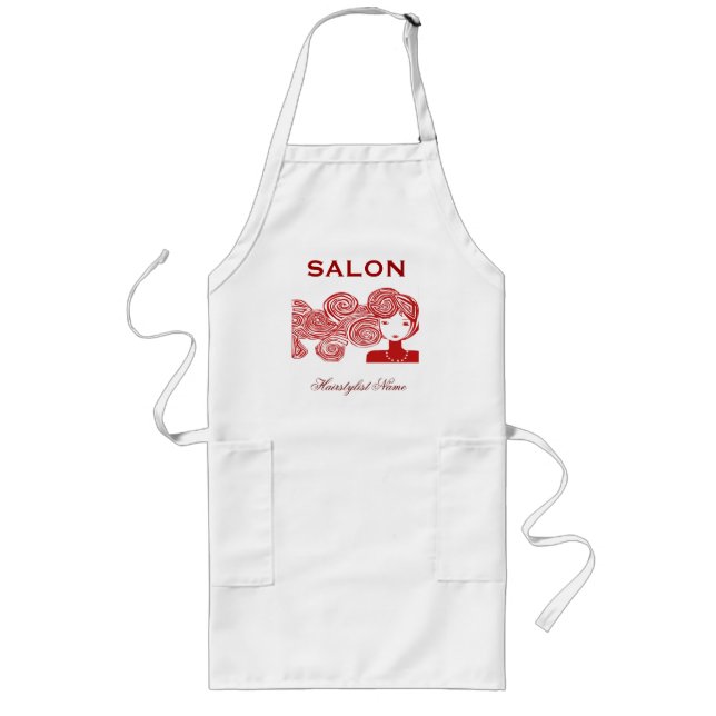 Salon Hairstylist Long Apron (Front)