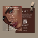 Salon Makeup Promotion Pricing Flyer<br><div class="desc">Elegant and calming flyer design, ideal for cosmetic salons and makeup artist. This flyer is designed to highlight your treatments, pricing, and brand message in a visually soothing and professional way. Easily customizable to match your salon’s branding — from colours to content. Recommended to edit on a computer for best...</div>