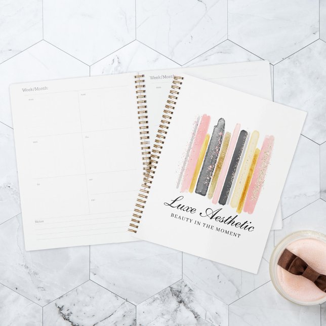 Salon moderne Livre de Rendez-vous Blush Rose Or (Créateur téléchargé)