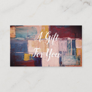 Salon or Business Gift Voucher Discount Card