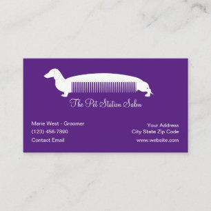 Salon pour animaux de compagnie Cartes de visite a