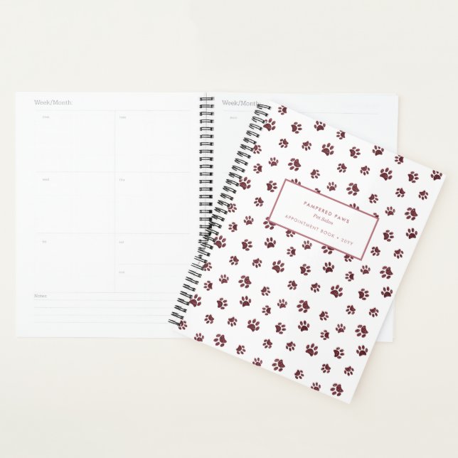 Salon professionnel pour animaux Rose Gold Paws Re (Devant avec enveloppe)