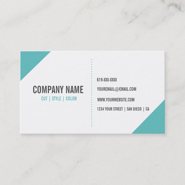 Salon Referral Business Card (Front)