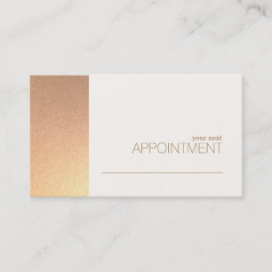 Salon Rose Gold Foil & Carte de rendez-vous Spa FA