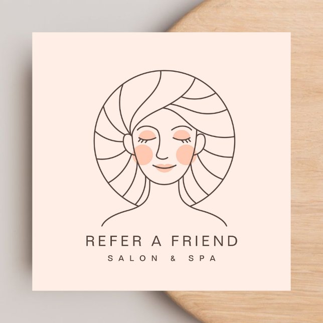 Salon rose vif féminin et carte de Spa (Créateur téléchargé)