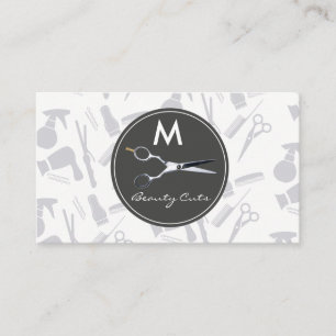 Salon Scissors Hair Salon Tools Business Card