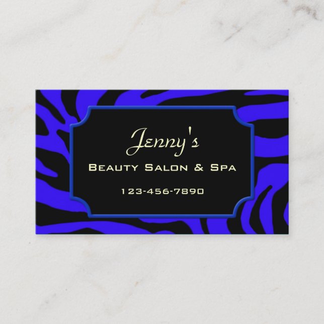 Salon & Spa Business Card (Front)