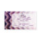 Salon Spa Business Card Chevron Purple Shiny