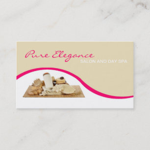 Salon Spa de jour Massage Thérapiste Carte de visi