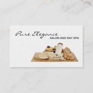 Salon Spa de jour Massage Thérapiste Carte de visi