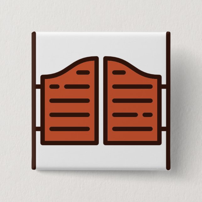 saloon 2 inch square button (Front)