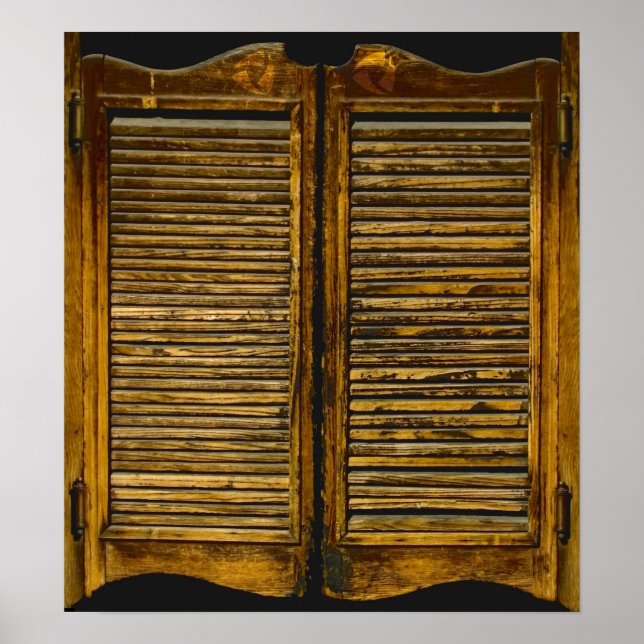 Saloon Doors for your Cubicle Poster (Front)