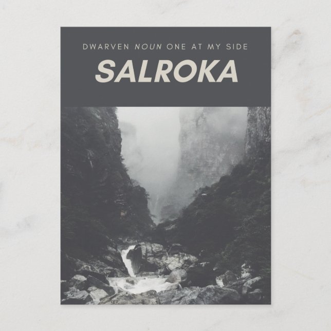 Salroka Postcard  (Front)