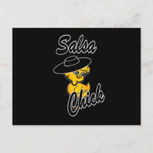 Salsa Chick #4 Postcard