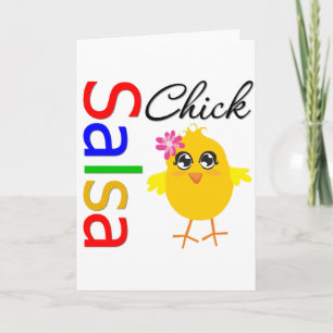 Salsa Chick Card